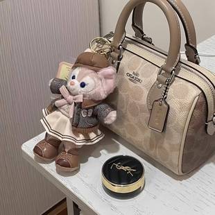 适用coach蔻驰女包包挂件新款可爱钥匙扣挂饰公仔毛绒网红百搭潮