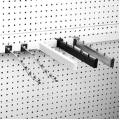 衣架挂钩方管槽板挂钩服装 架 店挂钩货架挂钩上墙挂钩上墙服装