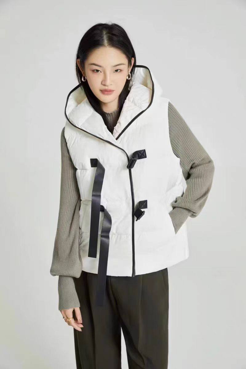 潮牌经典2025年冬季新款立领羽绒马甲加厚时尚防风保暖女连帽,女装/女士精品,羽绒服,淘宝优惠券,粉丝福利购,淘宝优惠卷