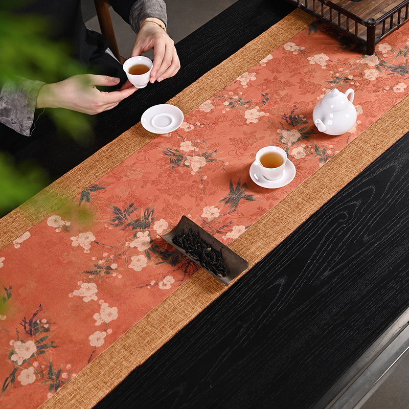 中式云纱防水茶席双面布艺茶席复古茶布垫茶台茶巾家用干泡置物垫,居家布艺,茶席,淘宝优惠券,粉丝福利购,淘宝优惠卷