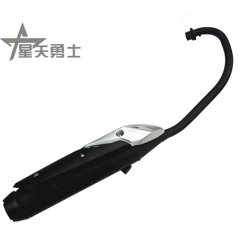 适用豪爵摩托车超级骊爽HJ125-20静音排气管消音器烟筒烟囱DA125S