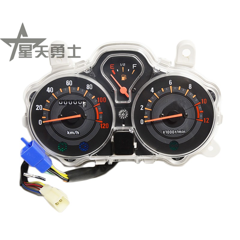 适用豪爵摩托车翼爽DM125/HJ125/150-23AC仪表总成里程咪表码速表
