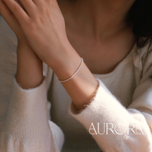 天然淡水无核珍珠手链稀有超小圆珠baby小米珠2mm极细异形keshi串