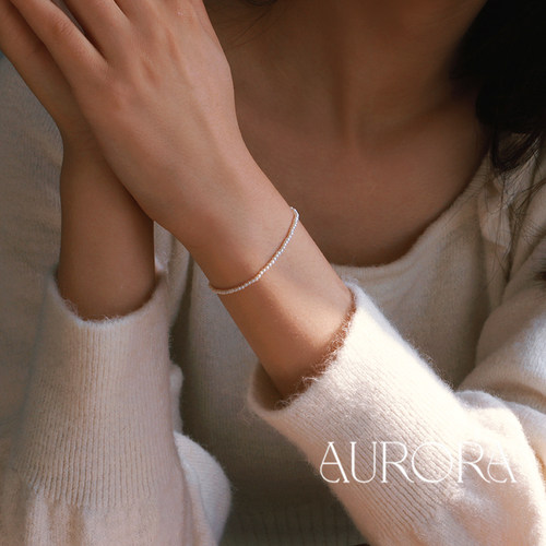 天然高品质淡水极细珍珠手链