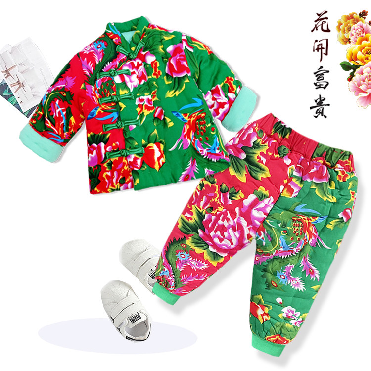 手工棉花棉马甲宝宝AB版棉马甲鸳鸯衣服婴儿棉衣棉背心百天单扎牙