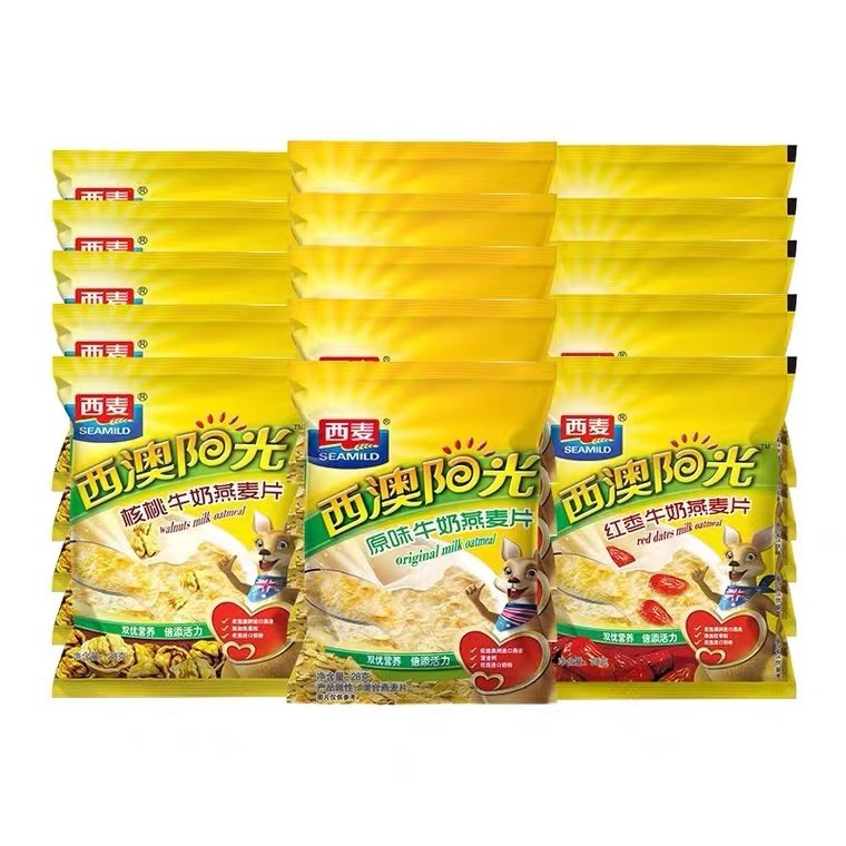 燕麦片原味红枣核桃西澳阳光