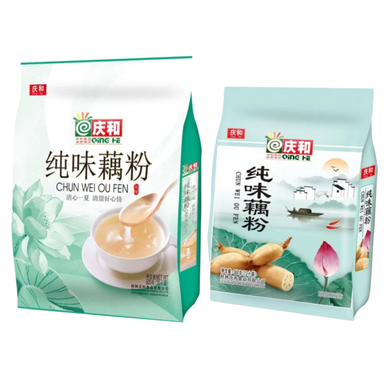 庆和纯味藕粉独立包装即食营养早餐藕粉羹