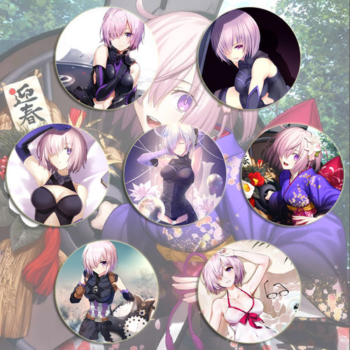FGO玛修胸章/冠位指定玛修徽章/Fate/Grand Order玛修星幻胸章