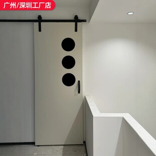 谷仓门定制口袋房门卧室门厨房卫生间室内吊轨门移门推拉门幽灵门