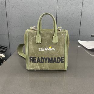 复古帆布LOGO小号TOTE手提斜挎包 日本代购 READYMADE