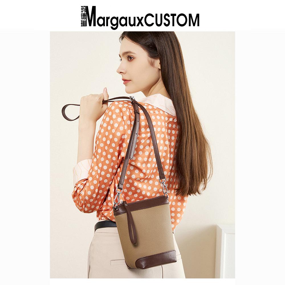 小水桶包女2024新款小众设计牛皮