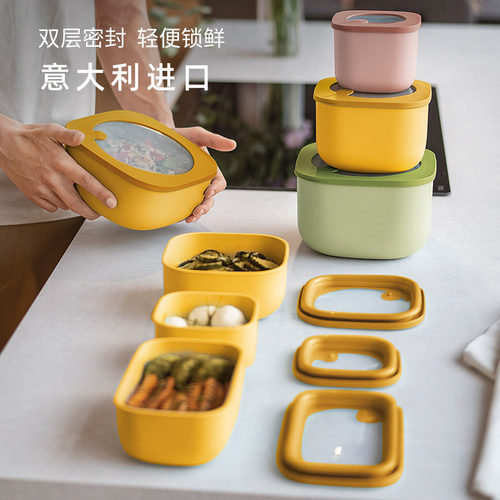 原装进口食品级微波炉加热便当盒