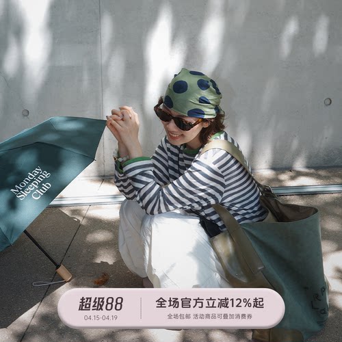 FUTURE BEATS 慵懒条纹撞色透气女宽松舒适休闲长袖T恤