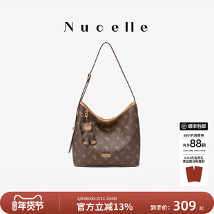 NU纽芝兰通勤hobo包包2026秋冬新款腋下包大容量水桶包单肩斜挎包