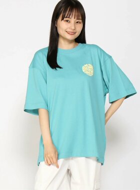 短袖休闲薄款泡泡印花纯棉女T恤