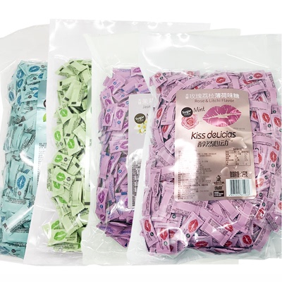 无蔗糖薄荷糖海亿散装薄荷味糖