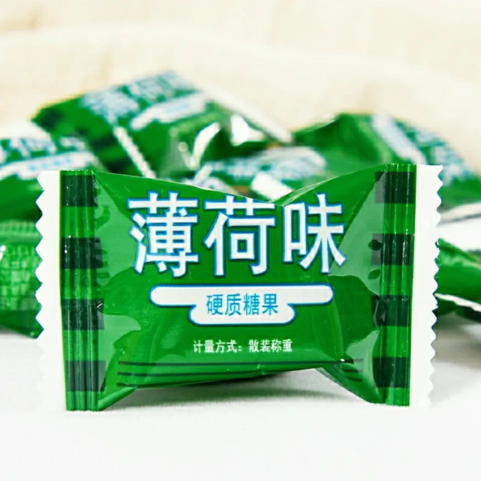 马大姐薄荷味硬糖100g散装超凉薄荷糖凉糖办公室休闲糖果北京特产