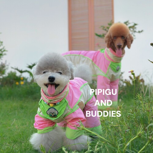 顾皮皮巨贵防脏防水出行四脚衣