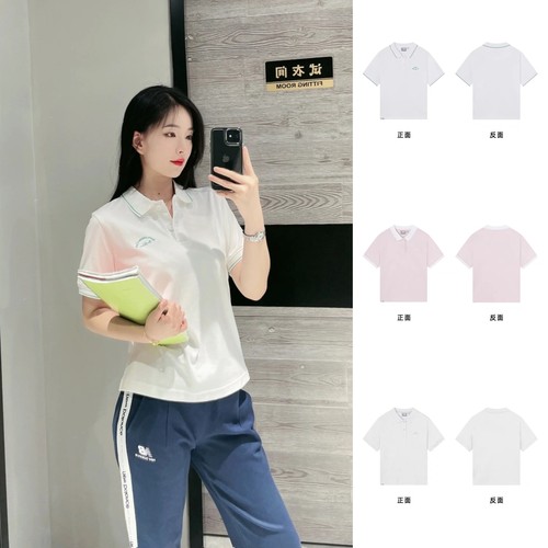 超心水！秒气质款NEW BALANCE/NB夏季女POLO衫休闲短袖5FD24252