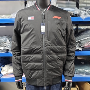 F1限定款！TOMMY HILFIGER 汤米26棒球服压胶棉夹克羽绒外套