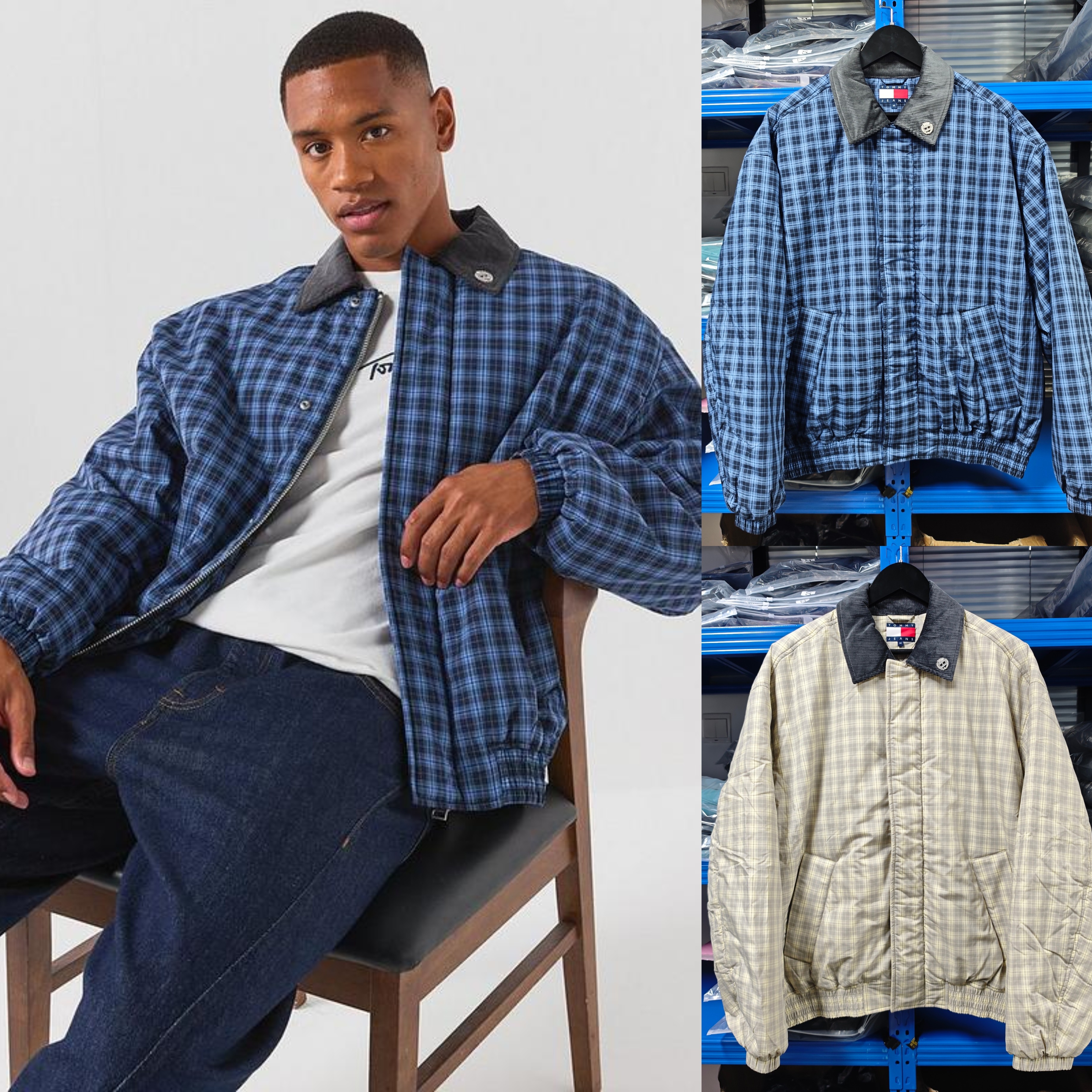 中古风惠灵顿夹克！正品TOMMY汤米26款复古灯芯绒翻领厚棉服夹克