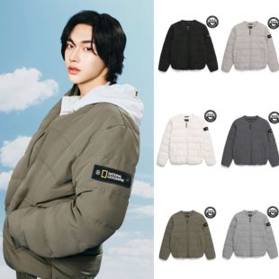 一年穿三季 匈牙利鹅绒轻薄无领保暖羽绒服 国家地理HERON24男款