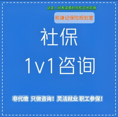 9年老店 专业解答 灵活就业 职工 保险咨询 养老方案定制