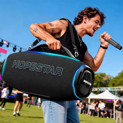 Huada A90 Bluetooth Speaker Outdoor Square Dance 700W High-Power Subwoofer Portable Handheld Bluetooth Speaker