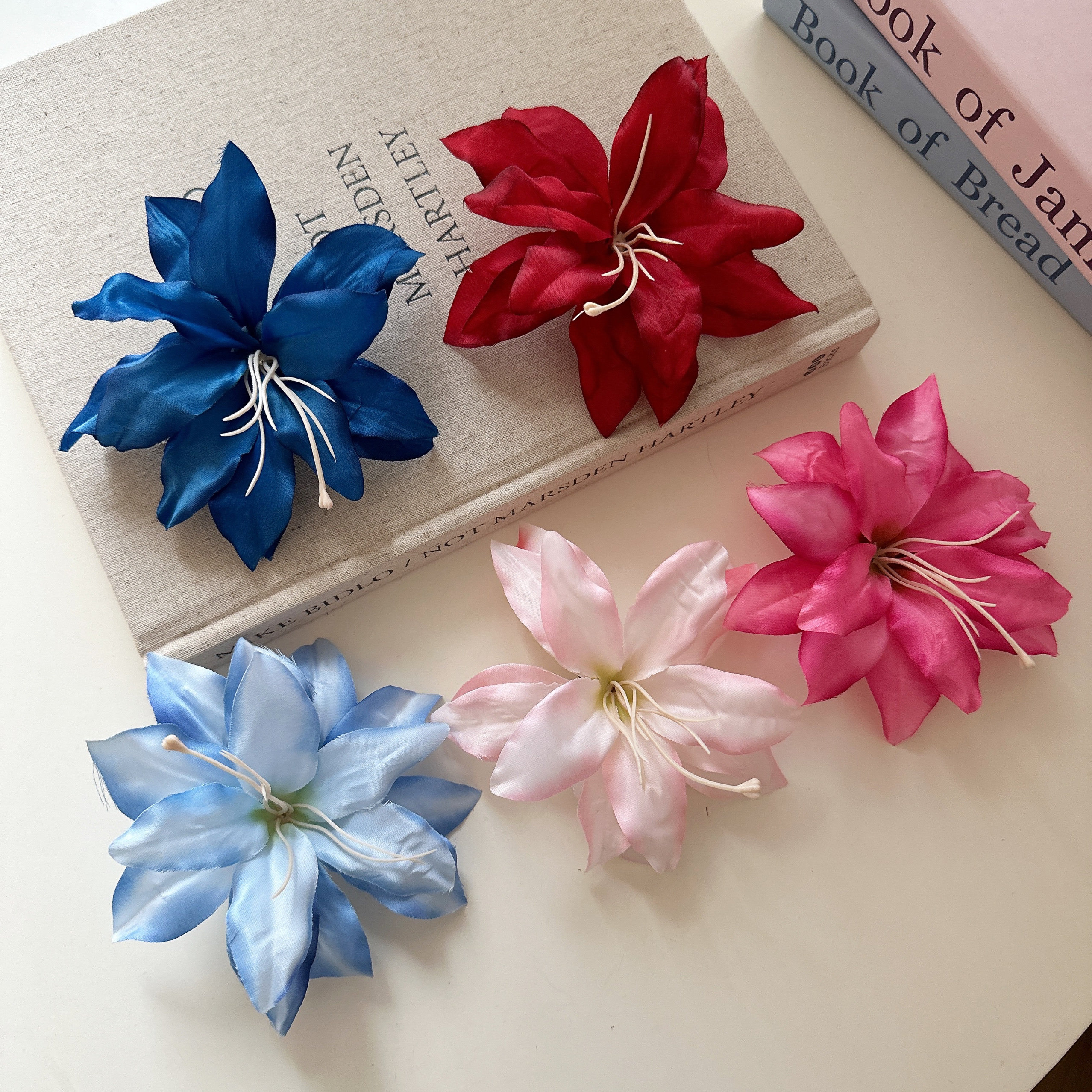 纯欲氛围感仿真百合花发夹度假拍照打卡花朵打卡古风侧边发卡发饰,饰品/流行首饰/时尚饰品新,发饰,淘宝优惠券,粉丝福利购,淘宝优惠卷