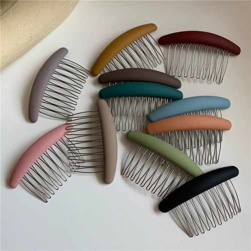 韩国网插梳防滑铁齿夹刘海发饰
