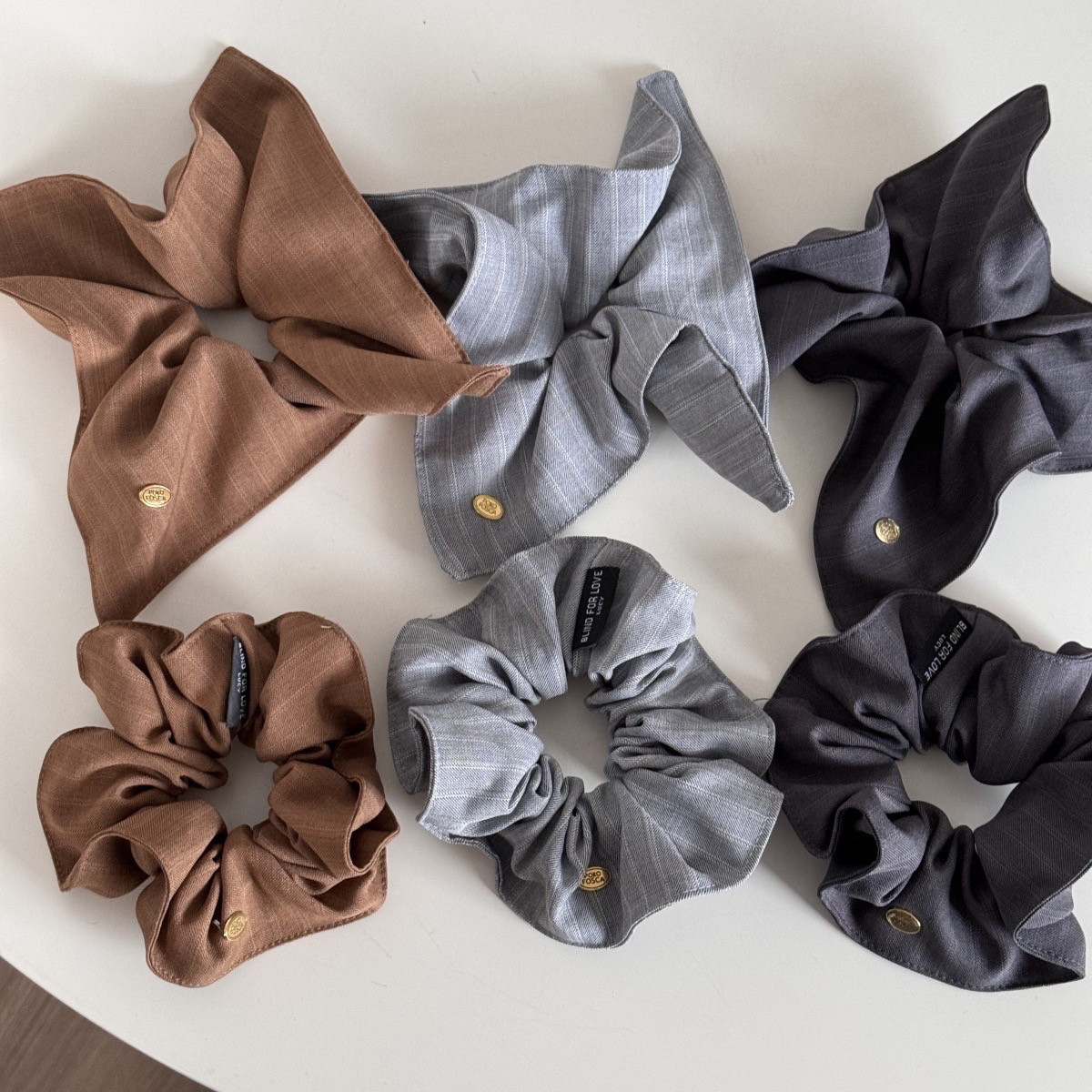 韩系西装面料金标灰色系大肠发圈方巾法绳气质百搭马尾头绳发饰品,饰品/流行首饰/时尚饰品新,发饰,淘宝优惠券,粉丝福利购,淘宝优惠卷