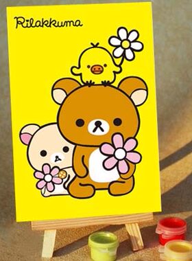 DIY特价10*15大促销轻松熊装饰画