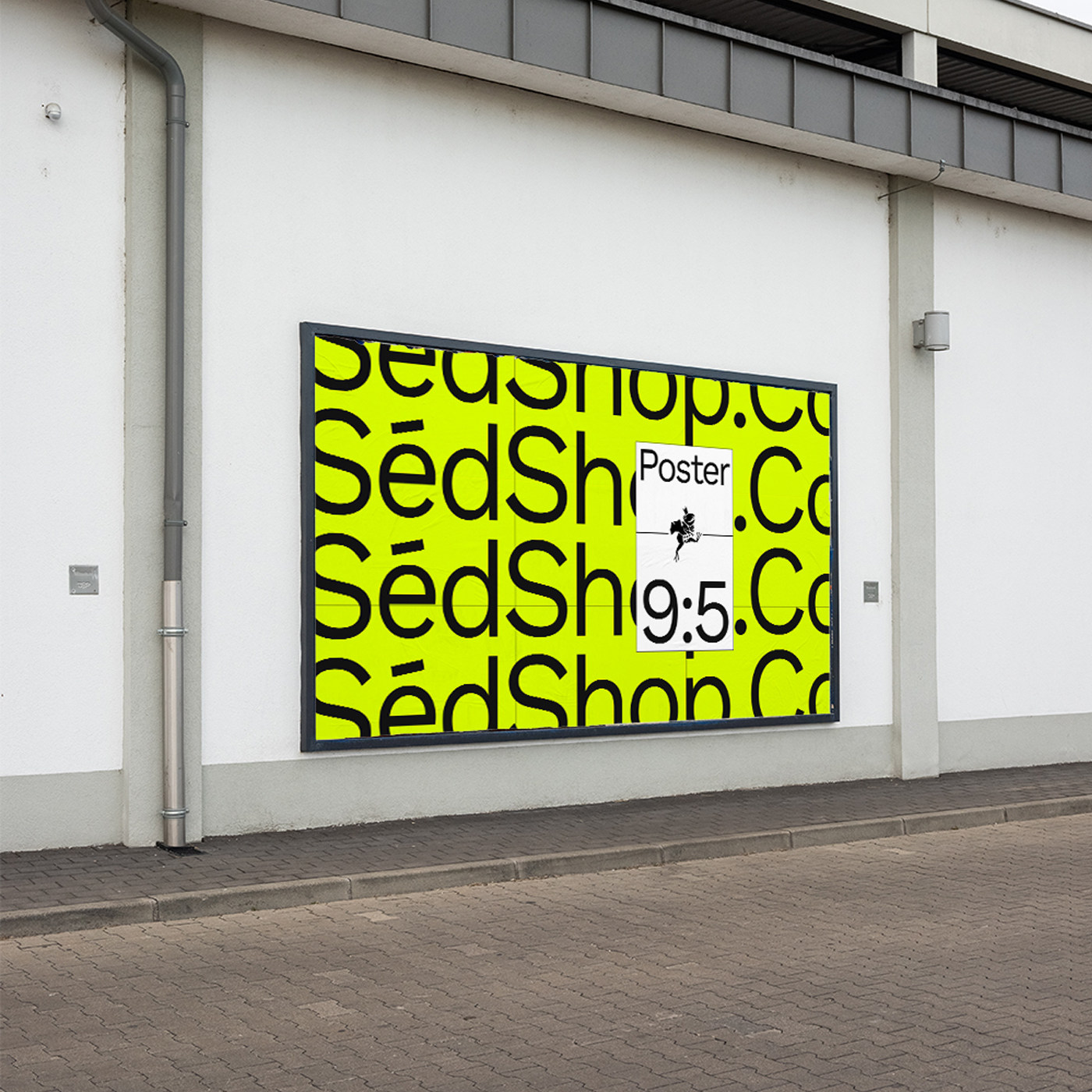 户外广告牌立面广告横幅样机mockups样机贴图psd智能替换模型vi