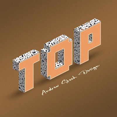 6款复古像素3D立体风水磨石字体logo标题特效样机模板PSD智能贴图