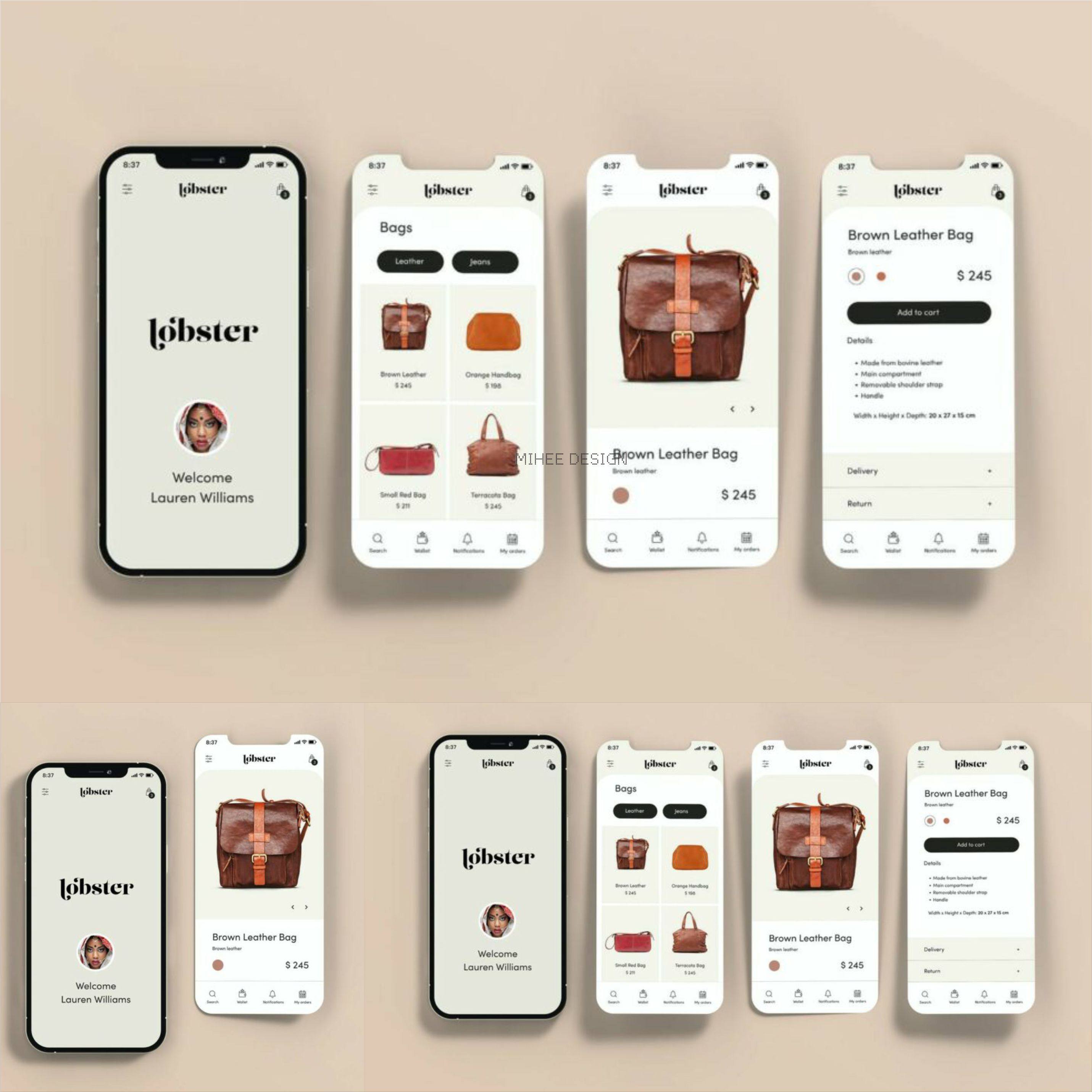9个逼真苹果手机iphone12 pro屏幕ui演示智能贴图样机psd模板素材