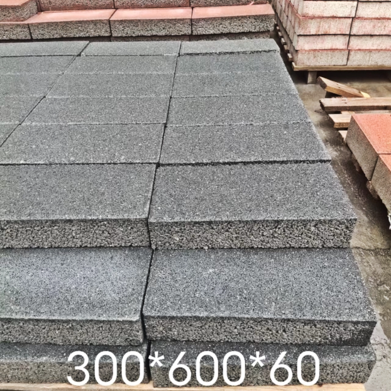 透水砖pc陶瓷砖水泥彩陶面包红砖0503块广场户土外厂铺地砖人行道