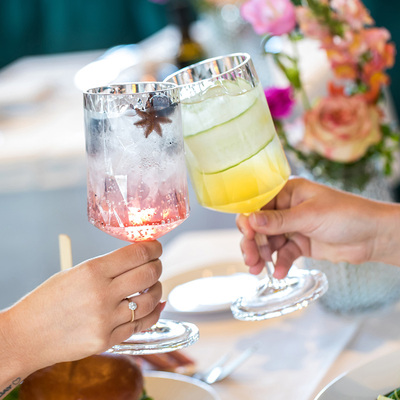 德国进口高脚玻璃杯果汁杯