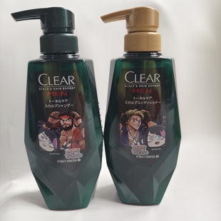 洗发水护发素套装 去屑控油清爽篷松 clear清扬男士 现货日本本土版