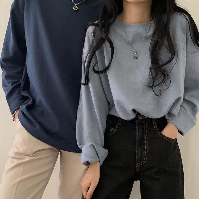 衣服秋季款2019新款韩版网红长袖T恤女ins休闲百搭薄款打底衫上衣在类目 女装/女士精品, T恤中 - 来自Buy2taobao.com提供专业的淘宝代购服务