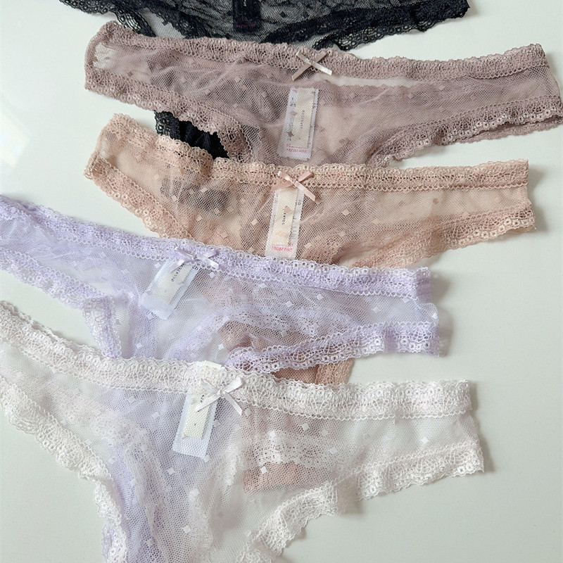 5件包邮●波兰外贸原单性感蕾丝简约纯色低腰丁字裤,女士内衣/男士内衣/家居服,女丁字裤,淘宝优惠券,粉丝福利购,淘宝优惠卷