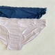 西班牙外贸原单牛奶丝高开叉中腰女士三角内裤 5件 包邮
