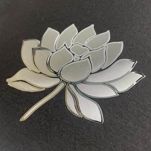 蓝莲花贴纸 笔记本行李箱吉他金属贴纸 车贴 摇滚许巍划痕遮盖