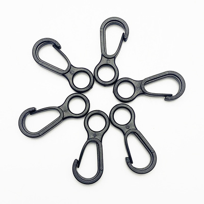 户外帐篷塑料钩8字型勾扣手套连接口罩挂绳狗扣开闭口扣配件牢固