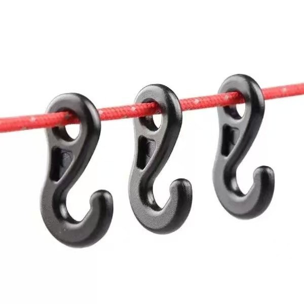 野营帐篷钩绳子扁钩问号帐篷钩