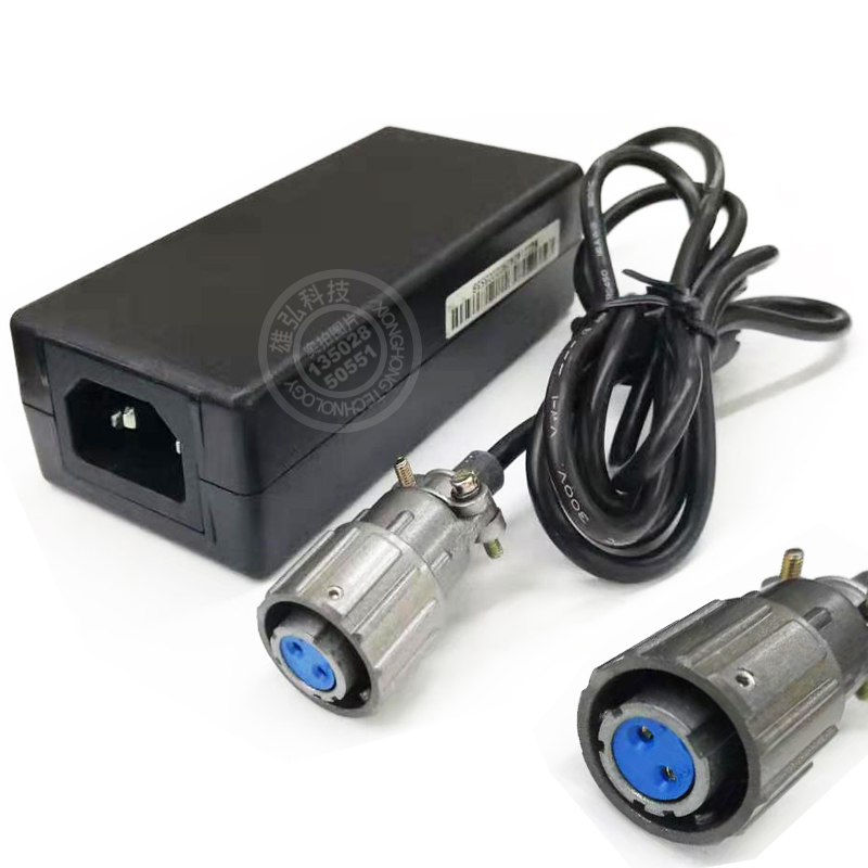 12V5A电源适配器 Q14航空头 电脑监控电源航空头2孔