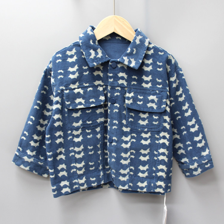 Y榛guo酱90春秋 品牌童装折扣/童休闲上衣灯芯绒外套36269蓝,童装/婴儿装/亲子装,普通外套,淘宝优惠券,粉丝福利购,淘宝优惠卷