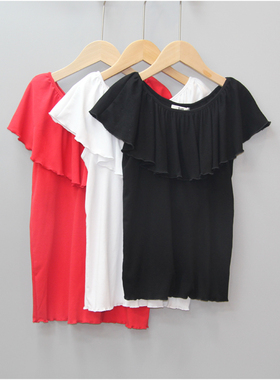 ST系列130-165夏装 品牌童装折扣/儿童纯棉短袖无袖66765三色