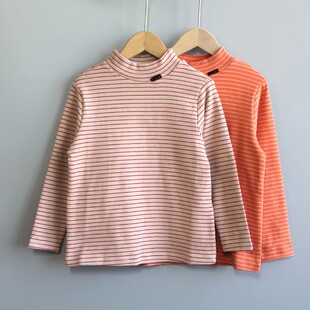 儿童休闲中厚打底长袖 品牌折扣 2601二色 童装 T哈系列130秋冬