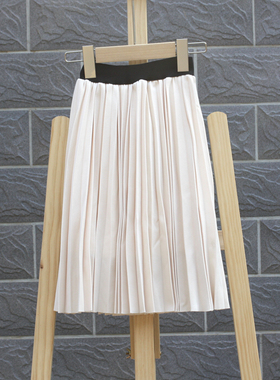 T杂系列110-140春秋装 品牌童装折扣/纯棉薄绒半身裙短裙18067米