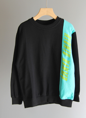 L妞系列130-170春秋装Ⅱ 品牌童装折扣/童套头休闲卫衣24457黑